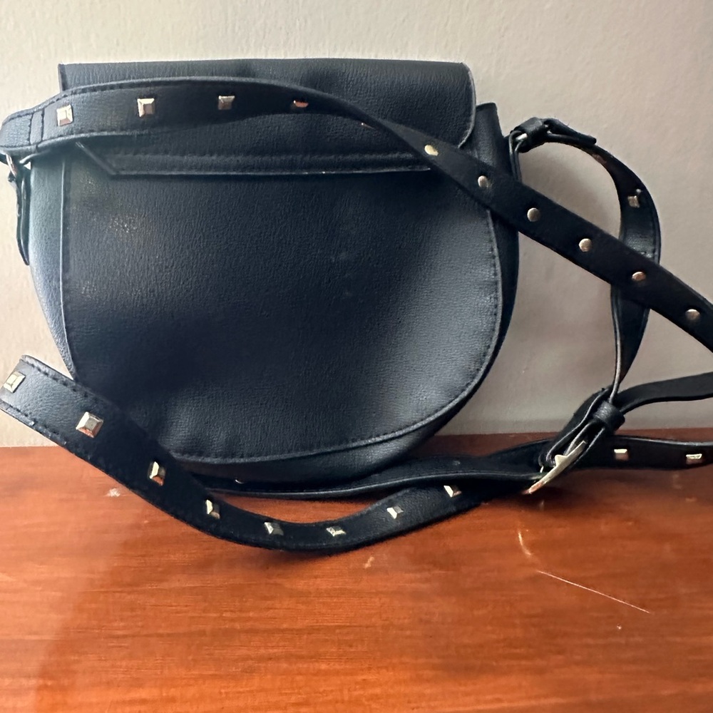 Victoria's Secret Black Studded Crossbody Bag - Picture 3 of 3